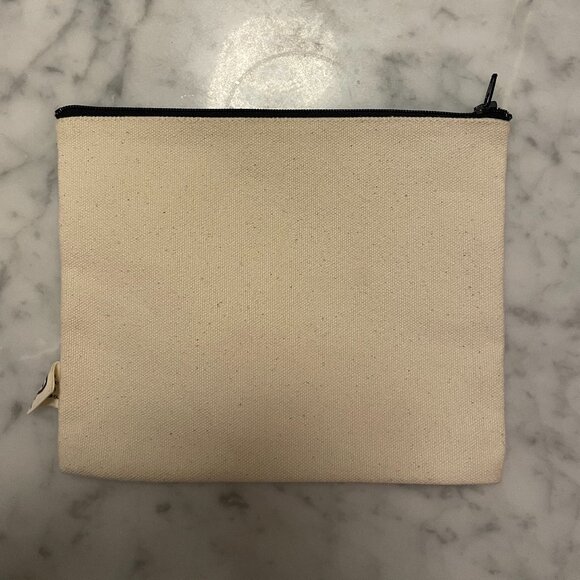 Pamela Barsky I Wish I Was A Little Less Smart Canvas Pouch - Picture 2 of 3